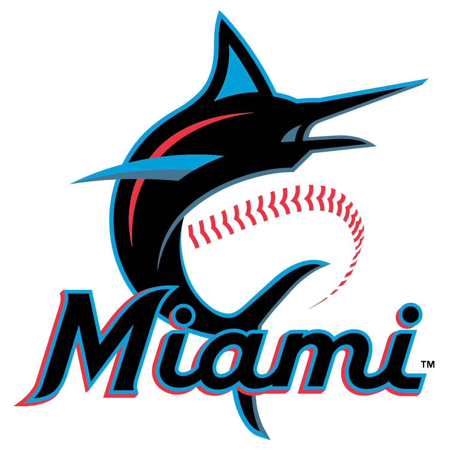 Men's Florida Marlins New Era Blue/Light Blue MLB x Big League