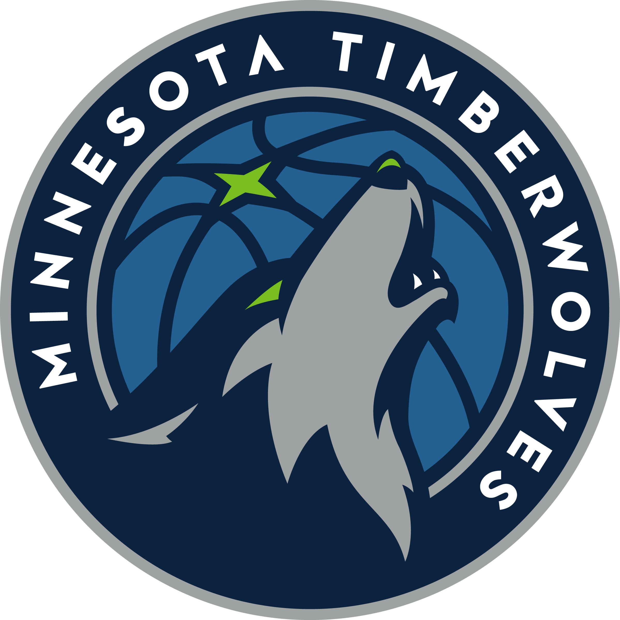 Men's New Era White/Navy Minnesota Timberwolves Retro Title 9FIFTY