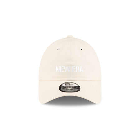 New Era Cap Metal Buckle Ivory 9FORTY Unstructured Adjustable