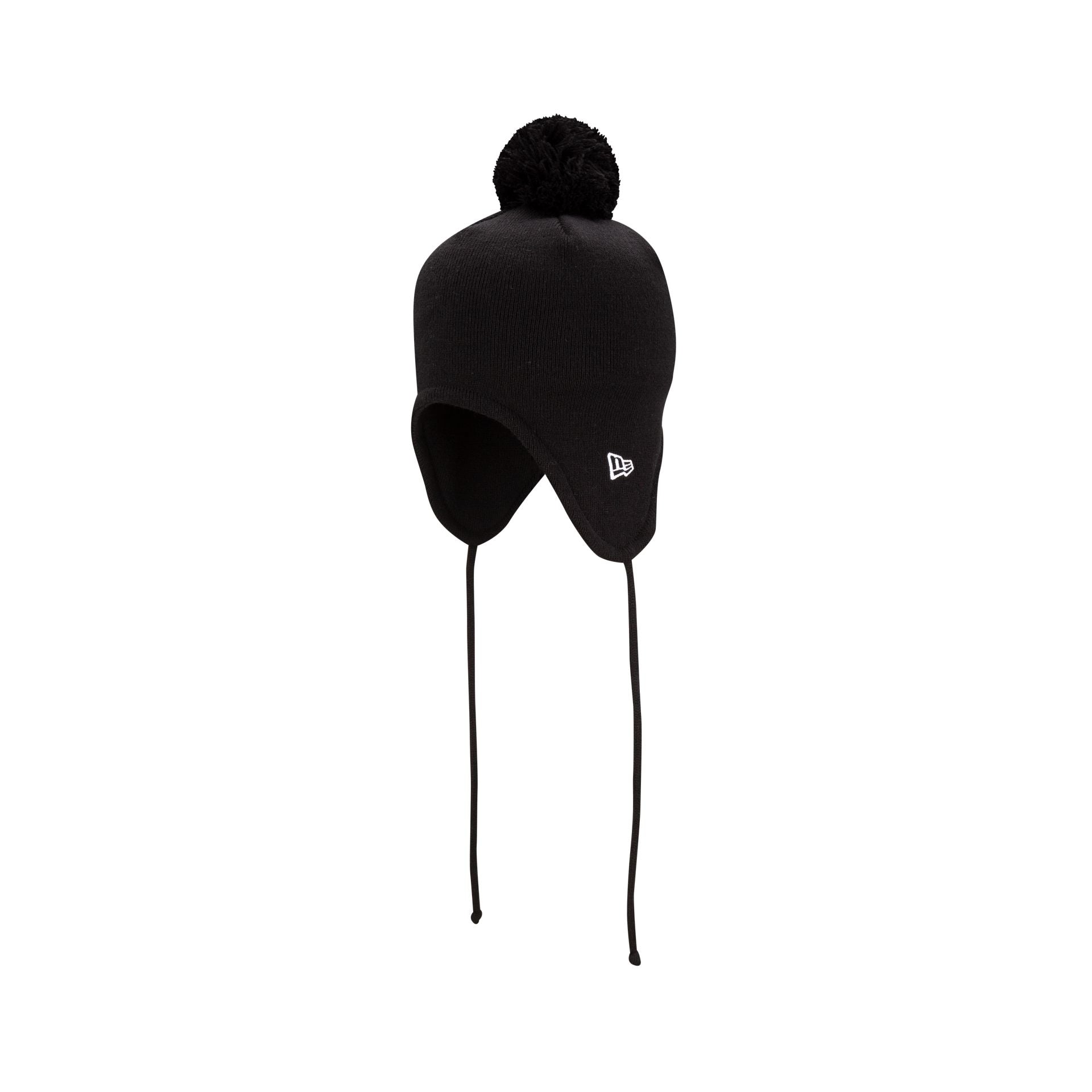 New Era Hat With Ear Flaps New Era Cap Black Pom Knit Ear Flap Hat
