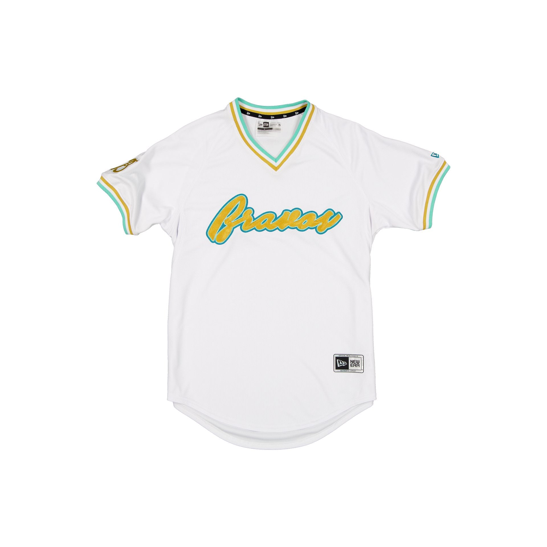 New Era Bravosユニフォーム ホワイト Bravos de León LMB 100th Anniversary Home Jersey – New Era Cap