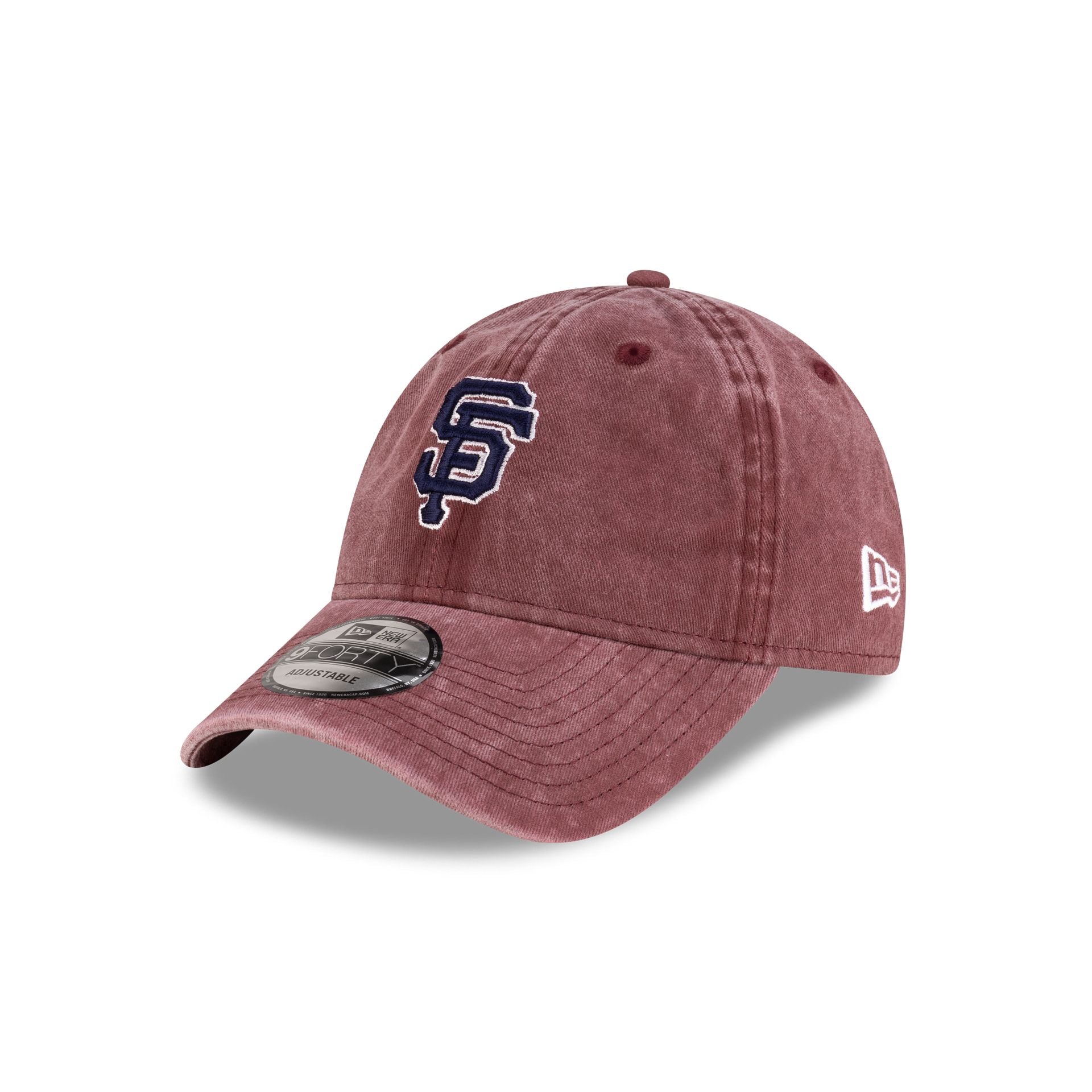 San Francisco Giants Lived In Burgundy 9FORTY Adjustable Hat – New