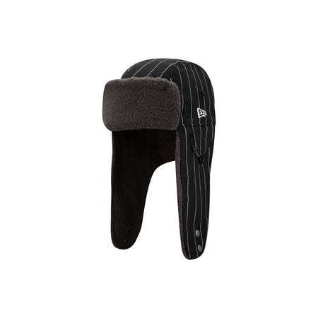New Era Cap Black Stripe Fashion Trapper Hat