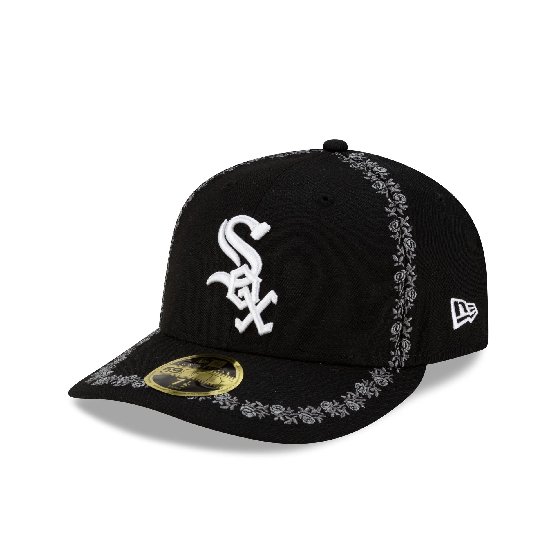 Chicago White Sox Rose Emblem Low Profile 59FIFTY Fitted Hat – New
