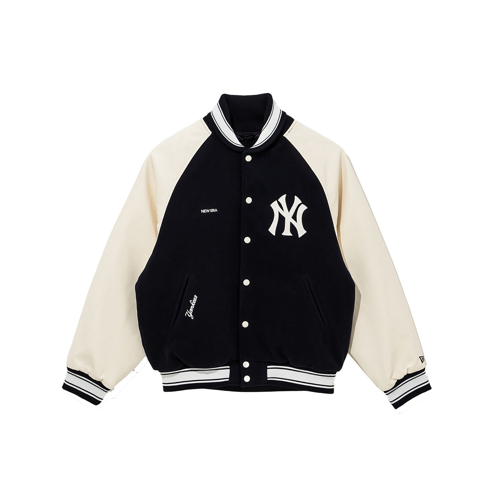 New York Yankees Raglan Navy Varsity Jacket – New Era Cap