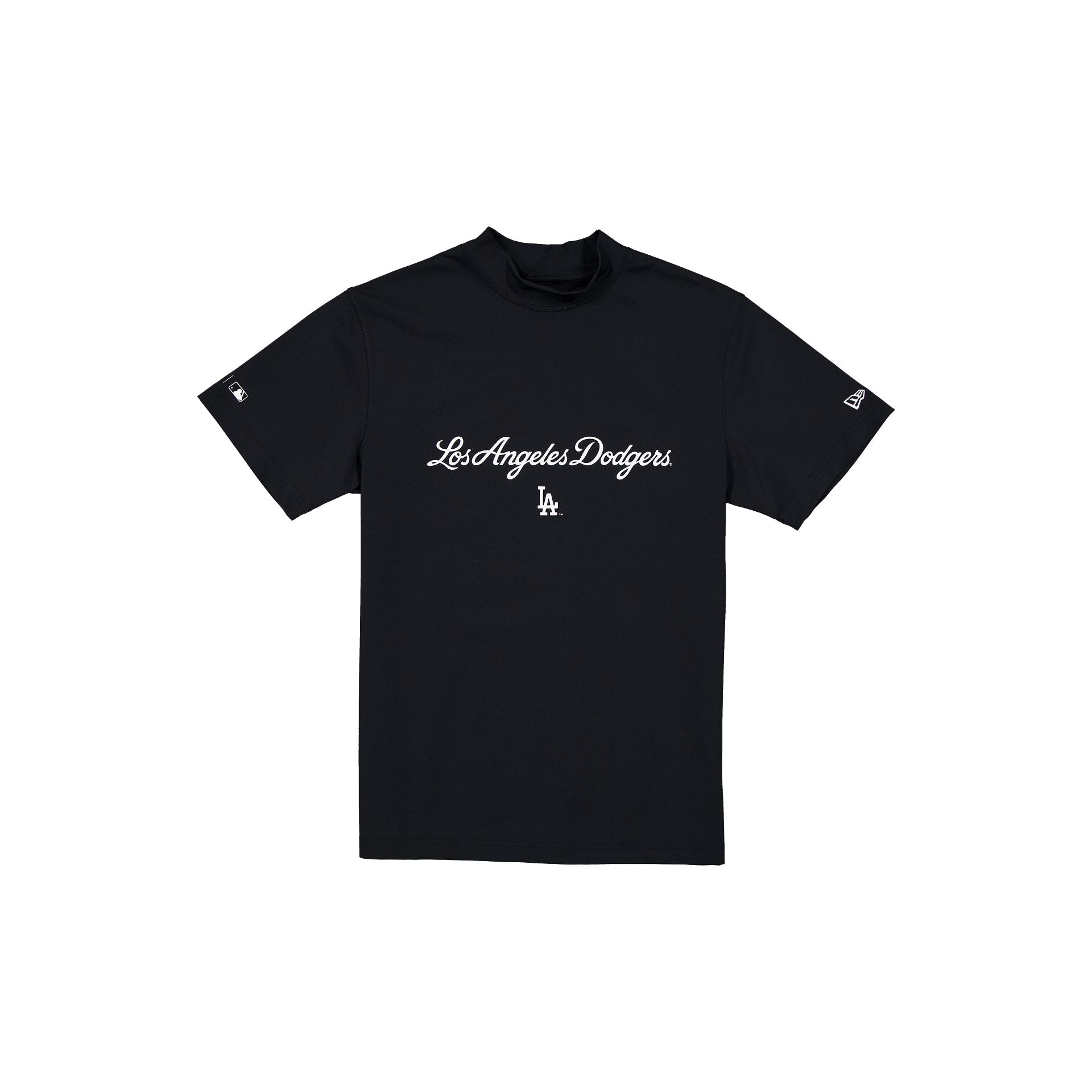NEW ERA MLB LA ドジャース モックネック Tシャツ Los Angeles Dodgers Mockneck Black T-Shirt – New Era Cap