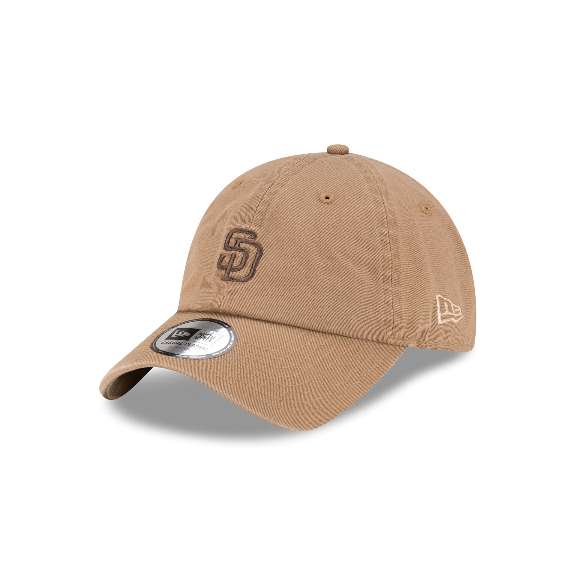 CDG × NEW ERA CASUAL CLASSIC CAP San Diego Padres Khaki Casual Classic Adjustable Hat – New Era Cap