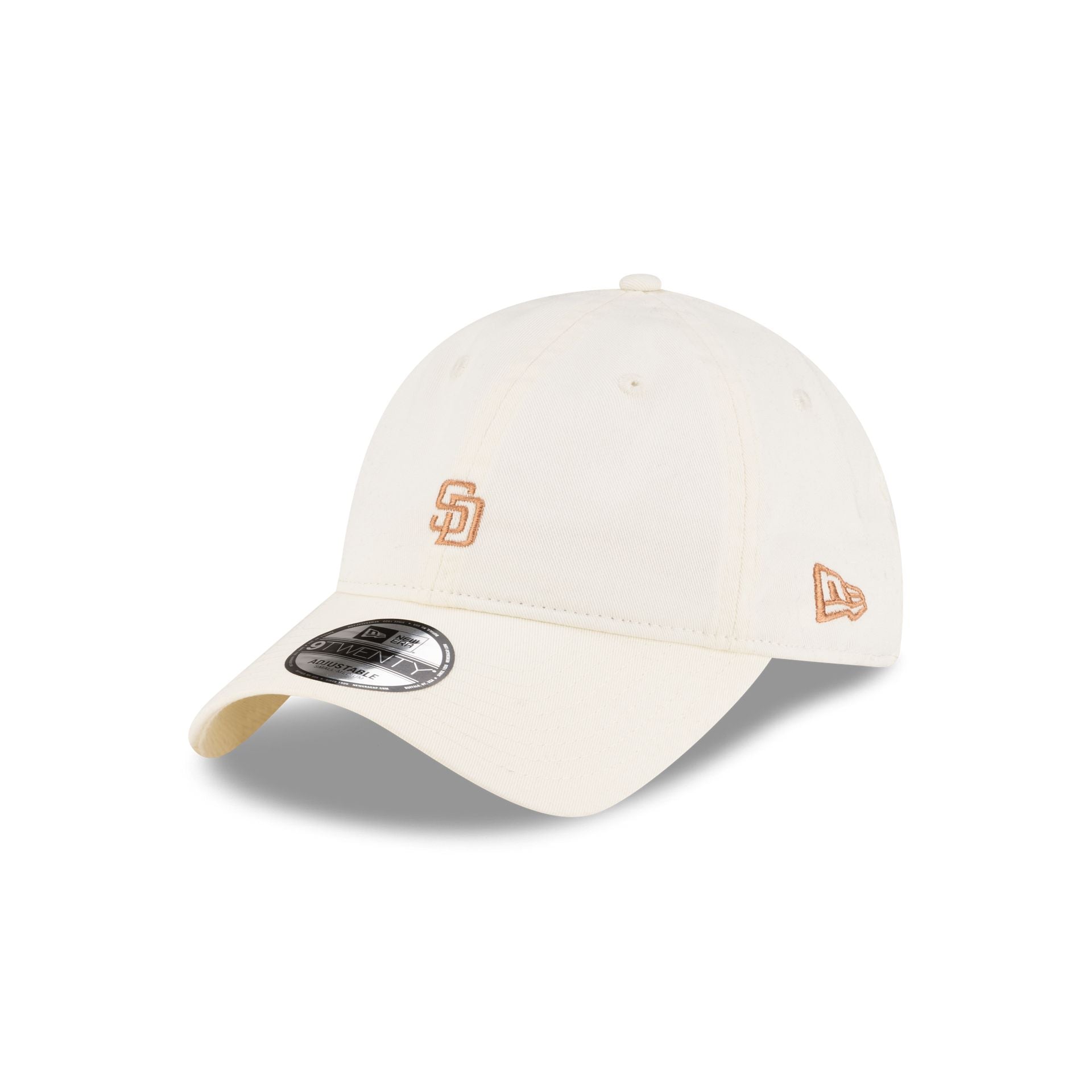 San Diego Padres Mini Logo Cream 9TWENTY Adjustable Hat – New Era Cap