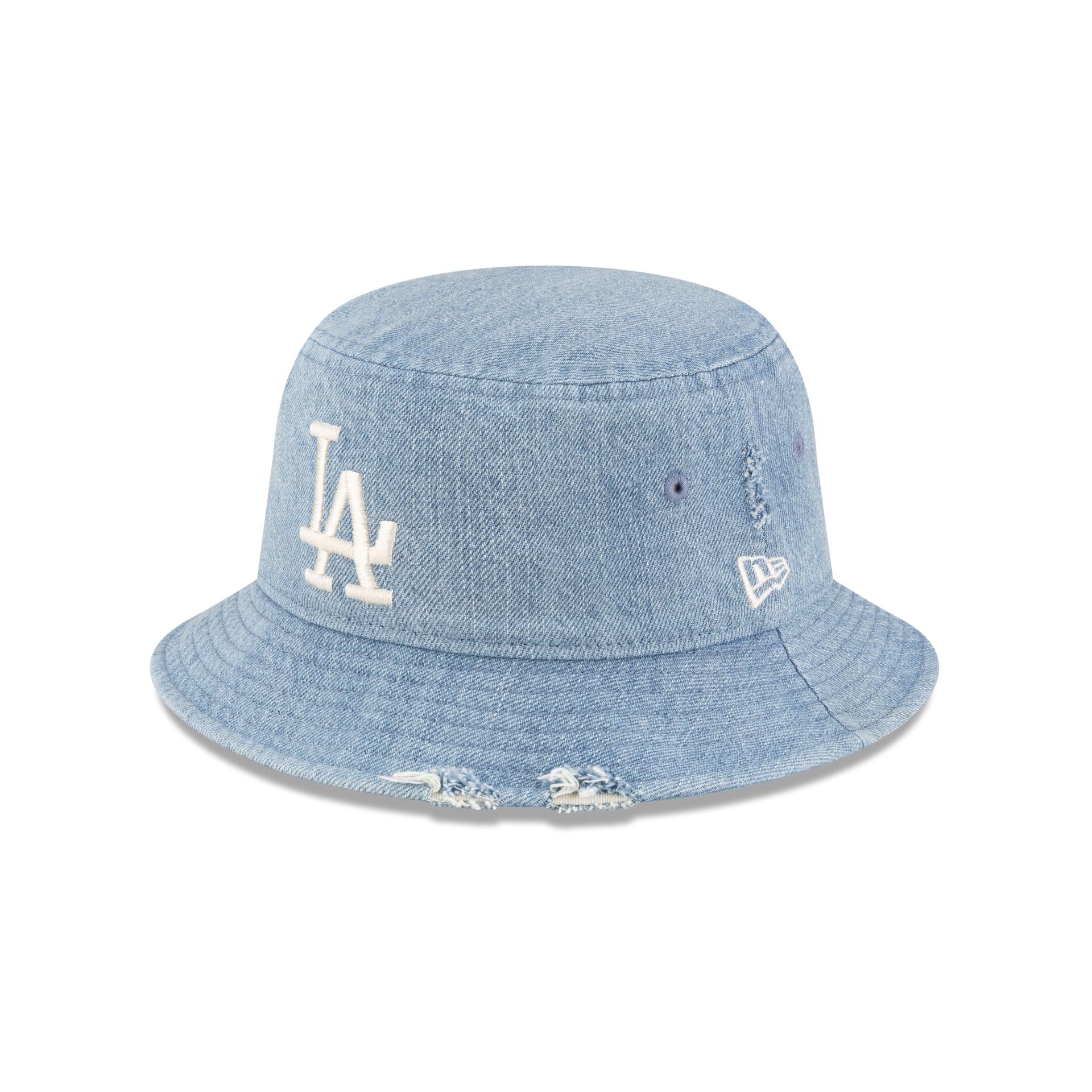 Los Angeles Dodgers Distressed Denim Bucket Hat – New Era Cap