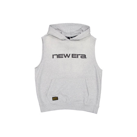 New Era Cap Originators Heather Gray Sleeveless Hoodie