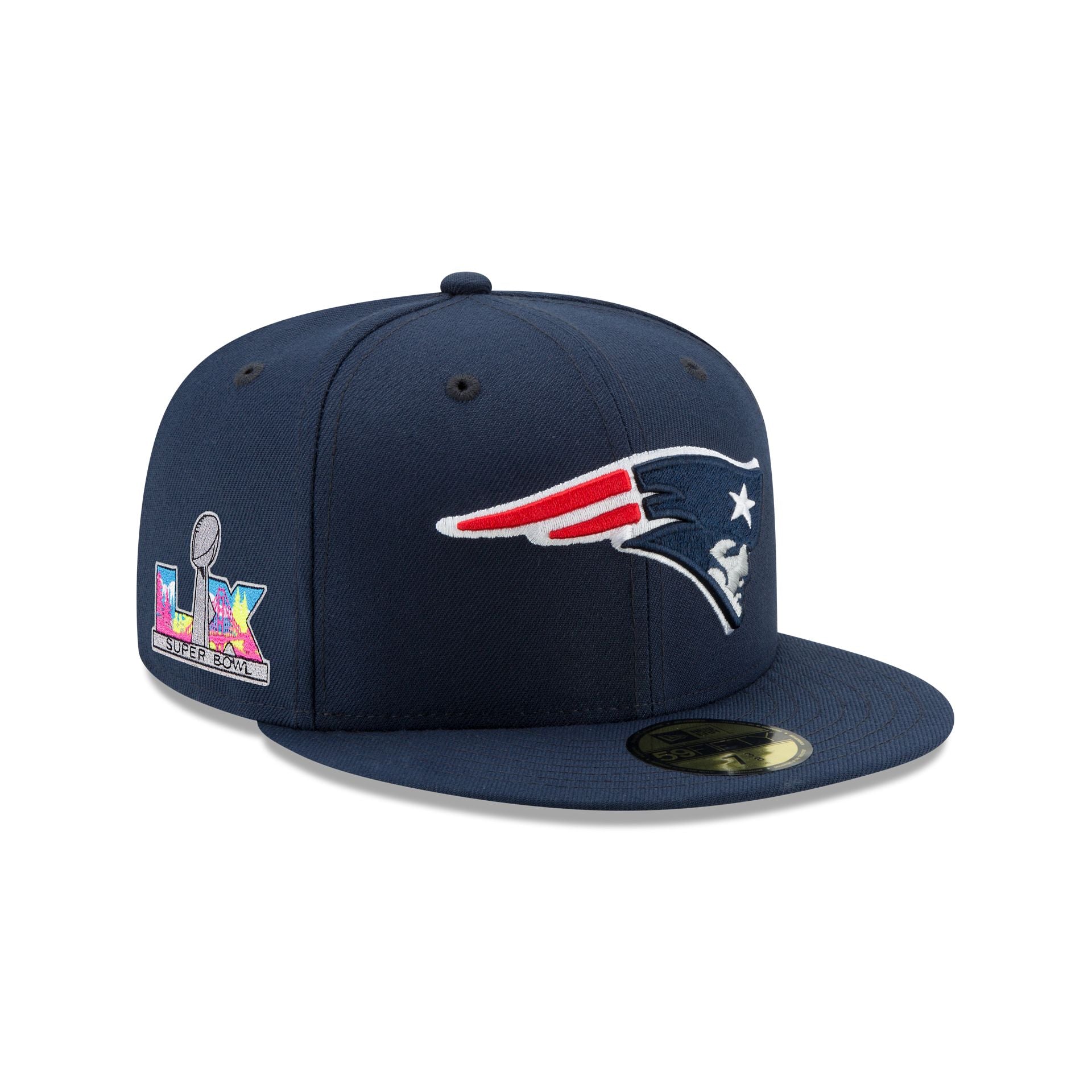 New England Patriots Super Bowl LX Participation Sidepatch 59FIFTY