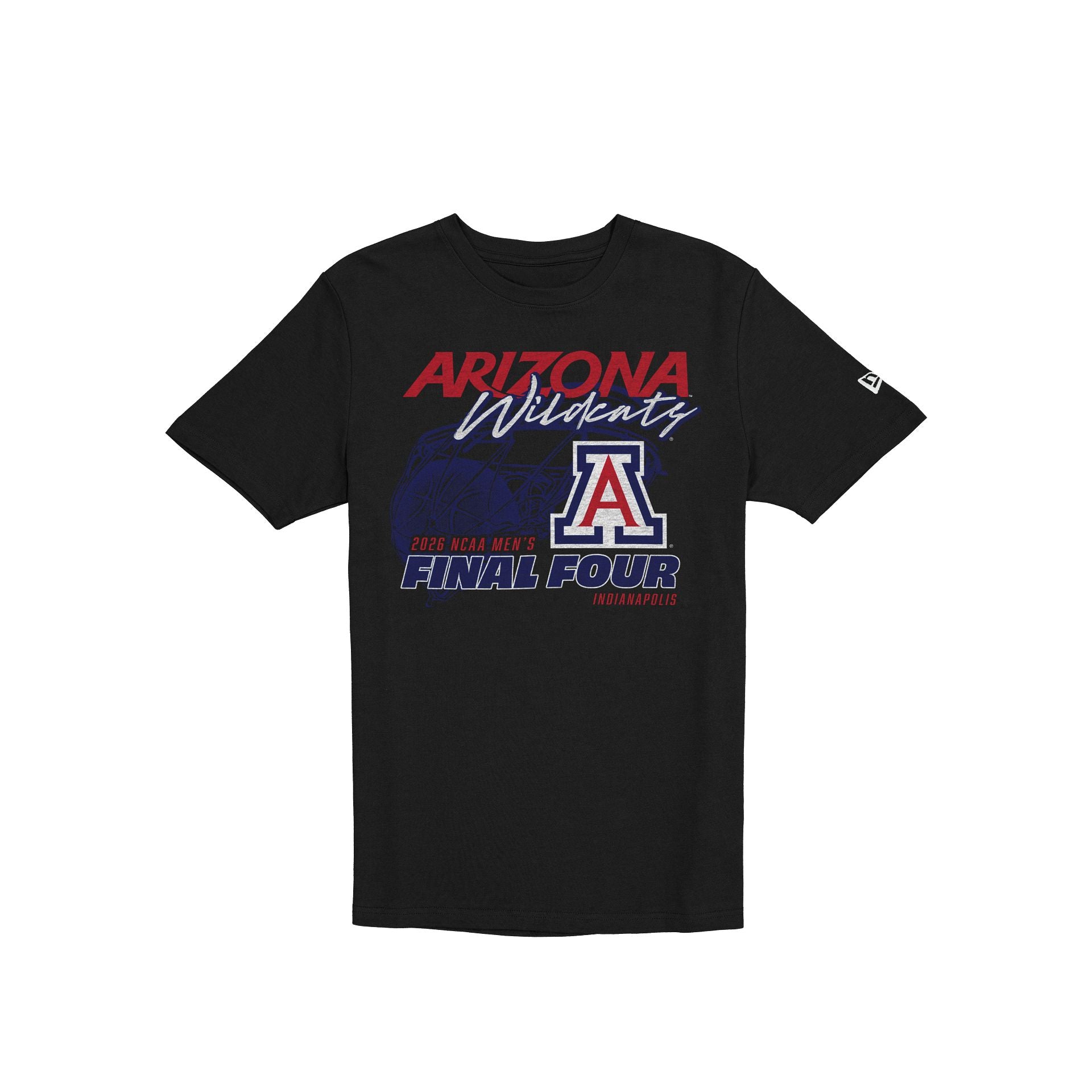 Arizona Wildcats 2026 NCAA Men's Final Four Black T-Shirt – New