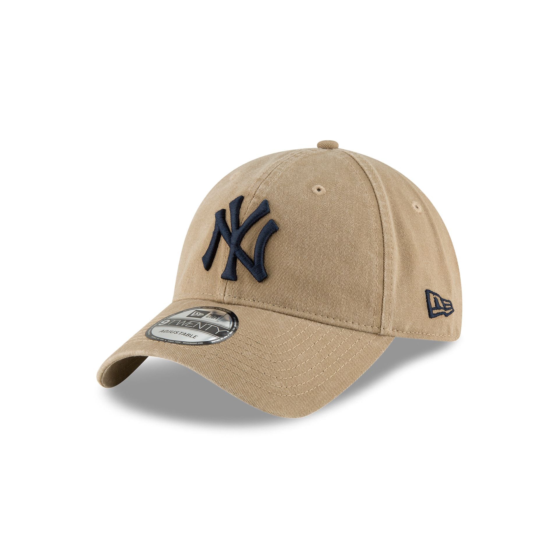 New York Yankees Core Classic Khaki 9TWENTY Adjustable Hat – New