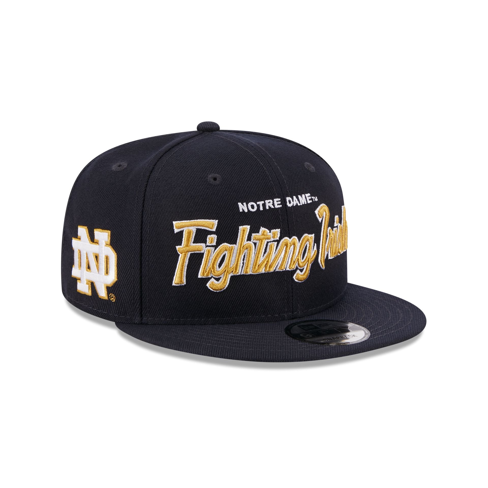 Notre Dame Fighting Irish Script 9FIFTY Snapback Hat – New Era Cap