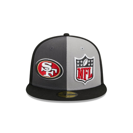 San Francisco 49ers 2023 Sideline Gray 59FIFTY Fitted Hat