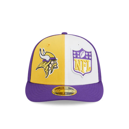 Minnesota Vikings 2023 Sideline Low Profile 59FIFTY Fitted Hat