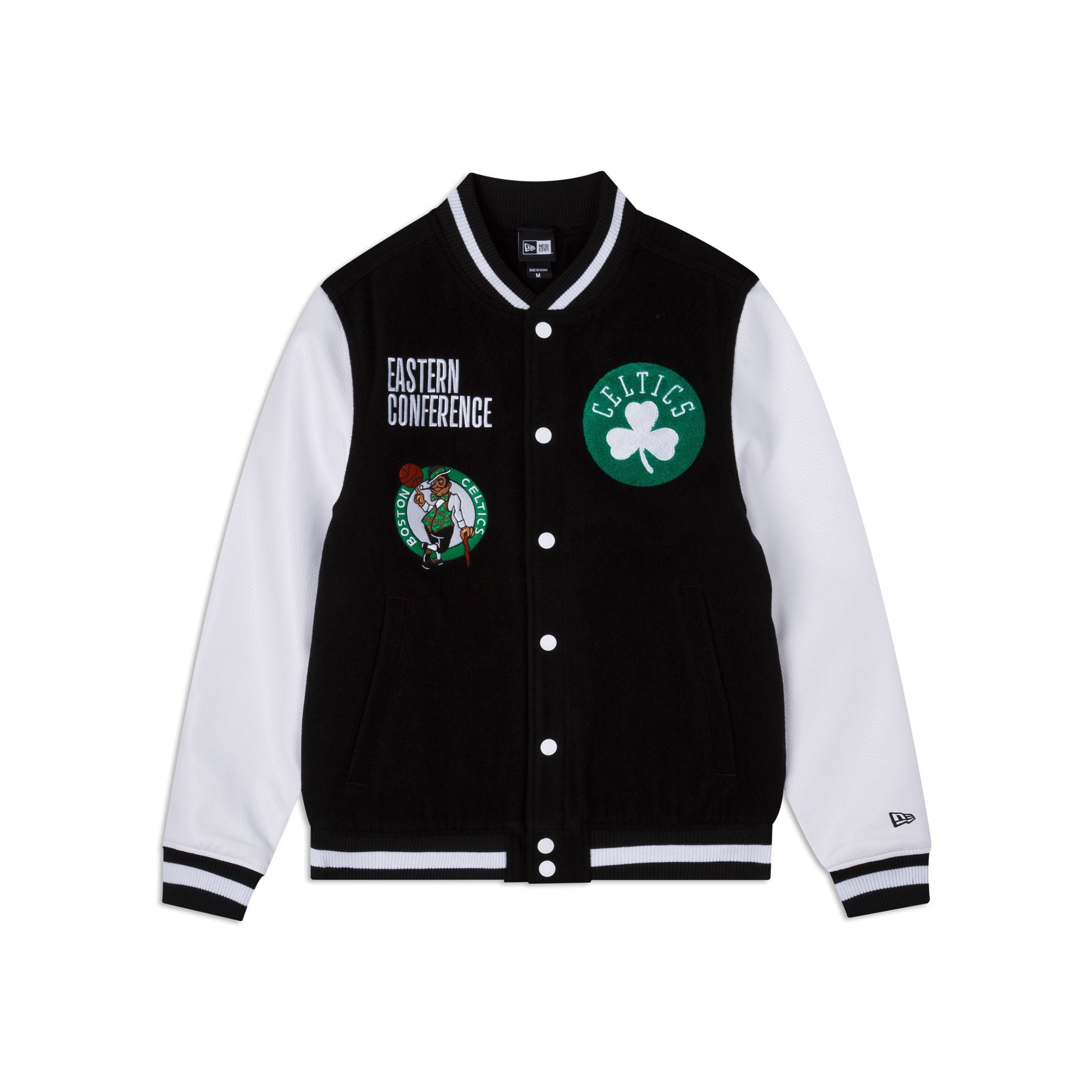 Boston Celtics Black Varsity Jacket