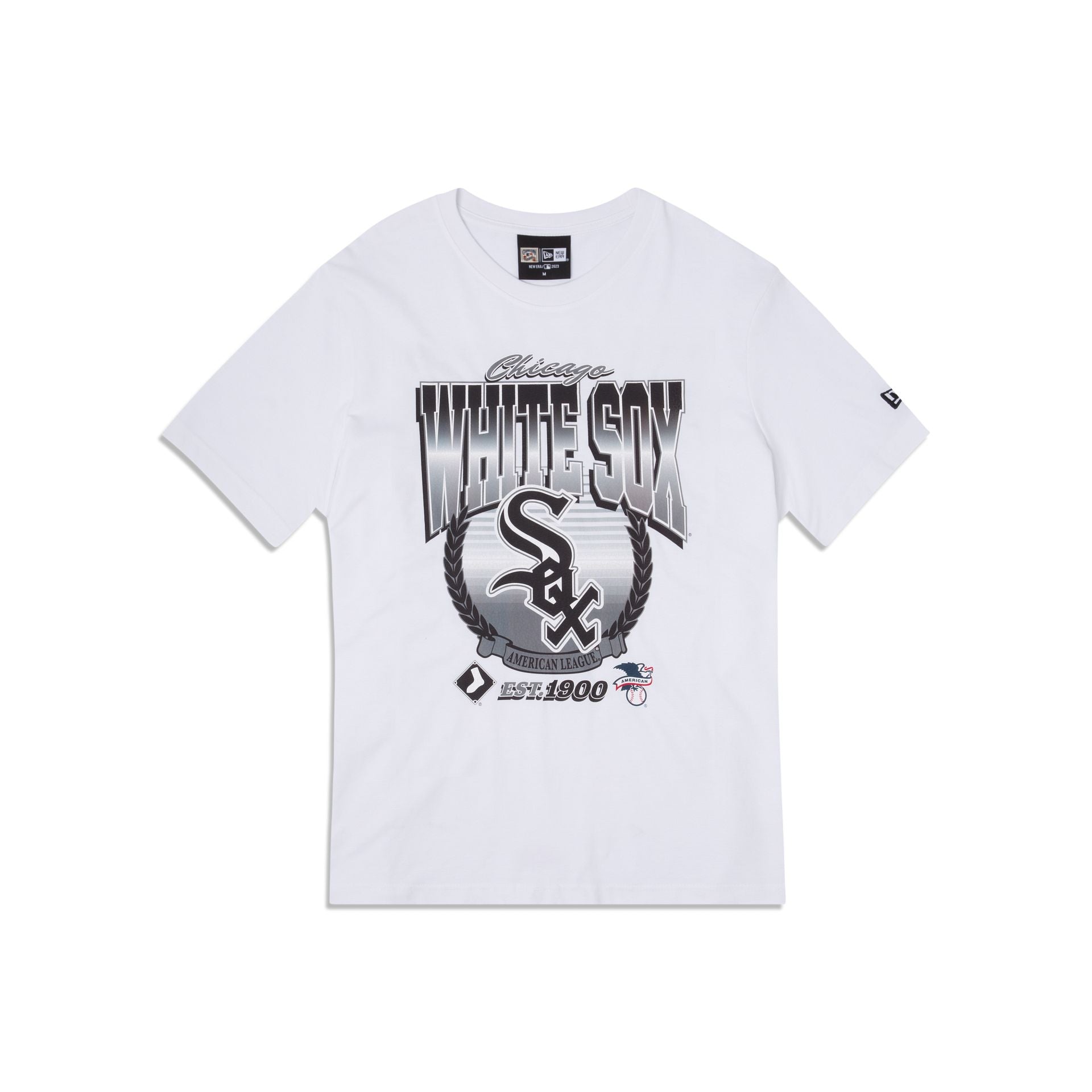 Men New Era Chicago White Sox T-Shirt L / White