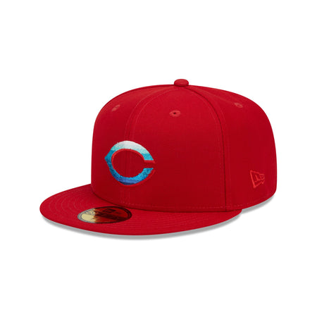 Cincinnati Reds Metallic Gradient 59FIFTY Fitted Hat