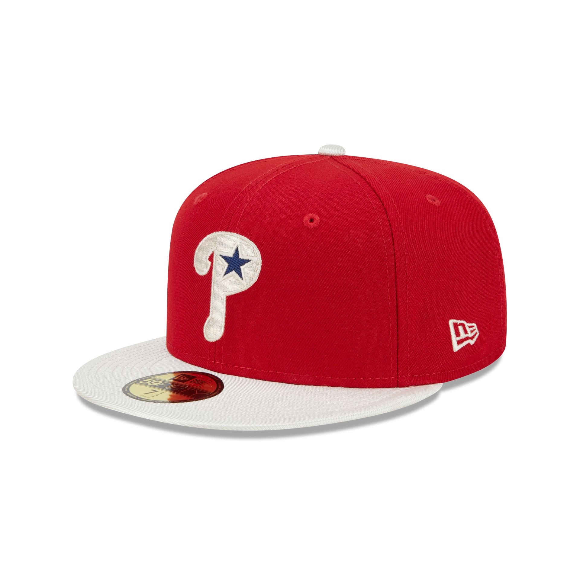 Philadelphia Phillies Team Shimmer 59FIFTY Fitted Hat, Red - Size: 8, MLB by New Era