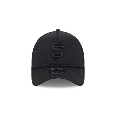 San Francisco Giants All Day Black 9FORTY A-Frame Trucker Hat