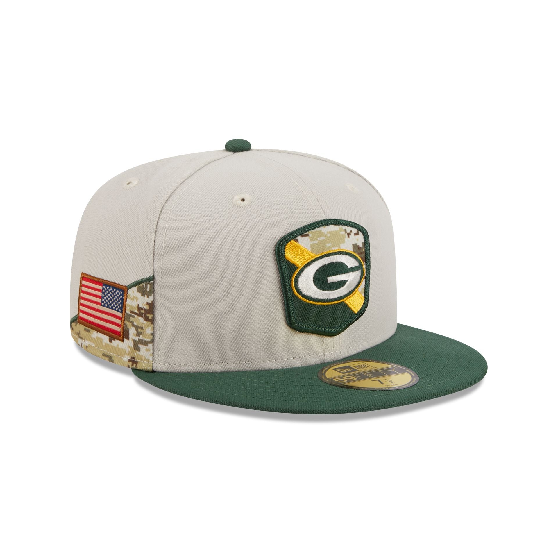 Green bay fitted hat Clearance