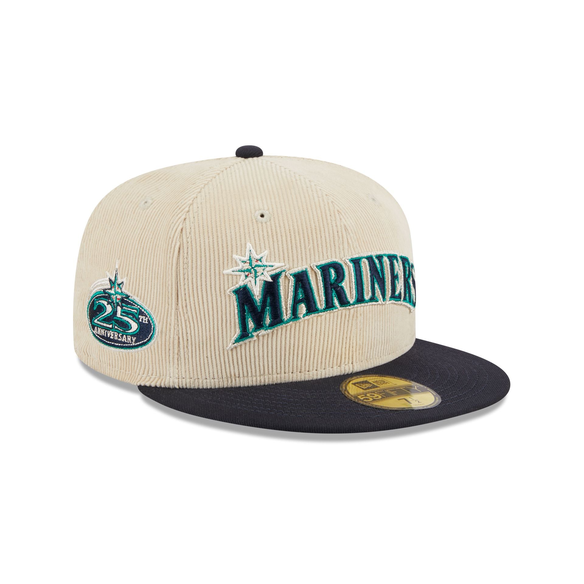 New Era / Hat Stop Exclusive Teal Seattle Mariners Corduroy Brim Fitted Hat