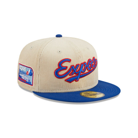 Montreal Expos Cord Classic 59FIFTY Fitted Hat