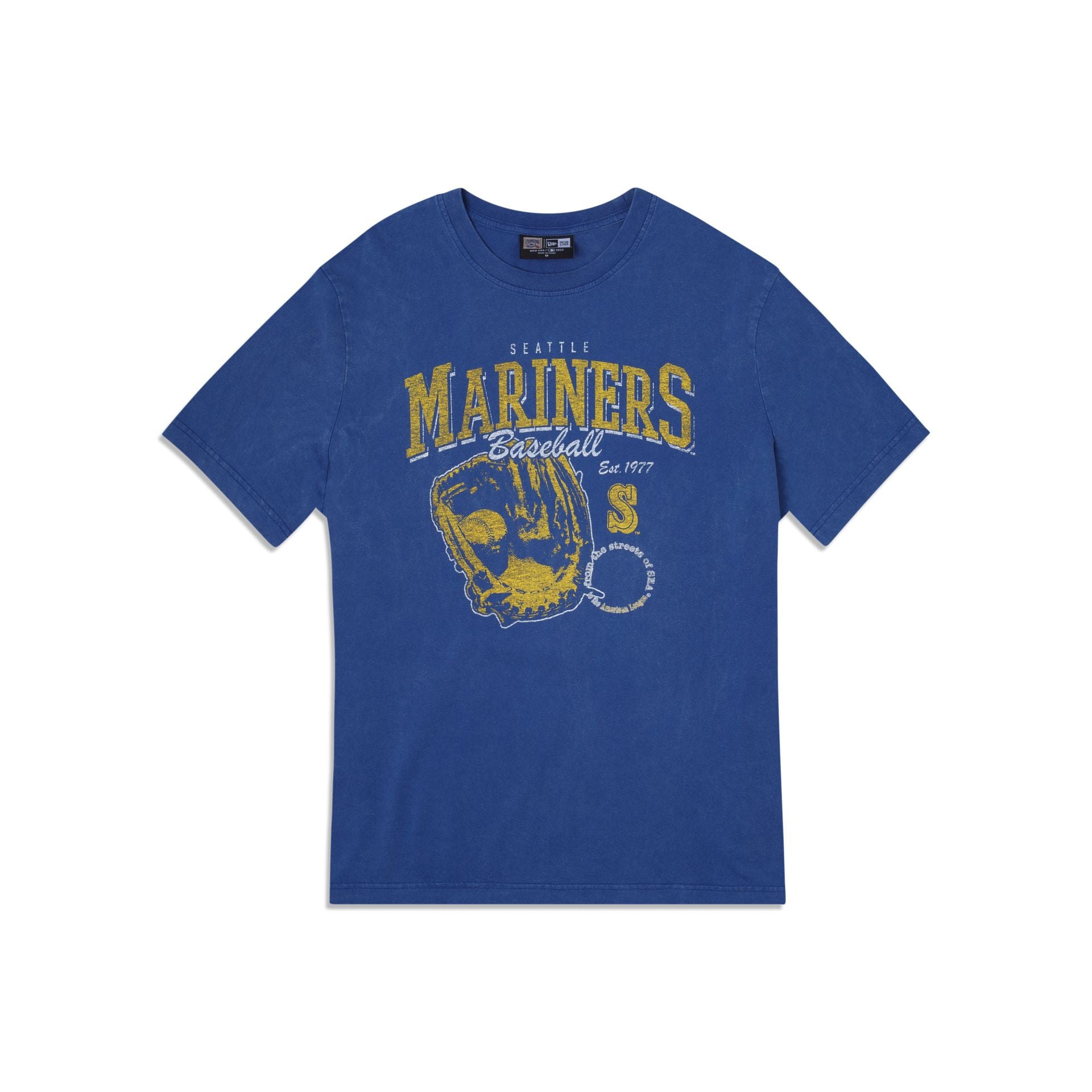 Seattle Mariners Old School Sport T-Shirt, Blue - Size: S, MLB by New Era