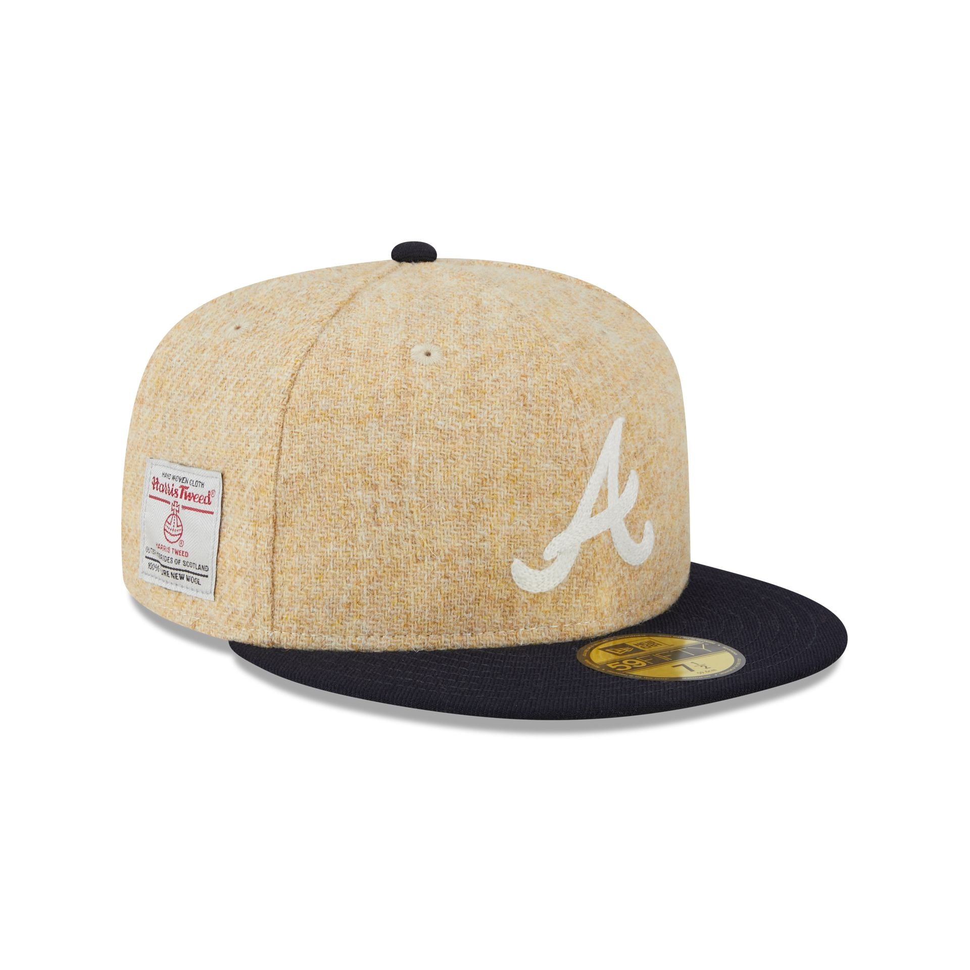 Atlanta Braves Harris Tweed 59FIFTY Fitted Hat – New Era Cap