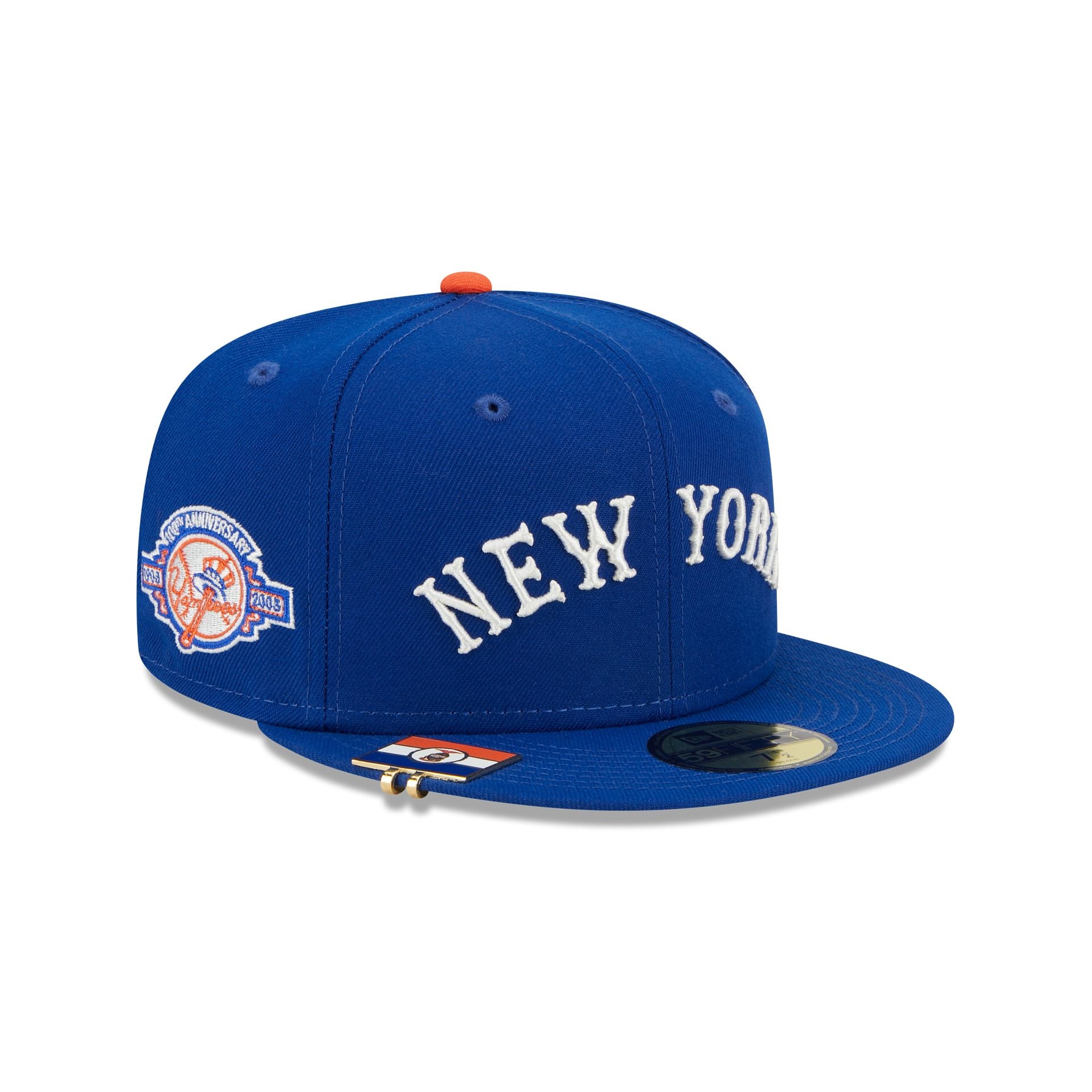 Men's New Era Royal New York Yankees City Flag 59FIFTY Fitted Hat