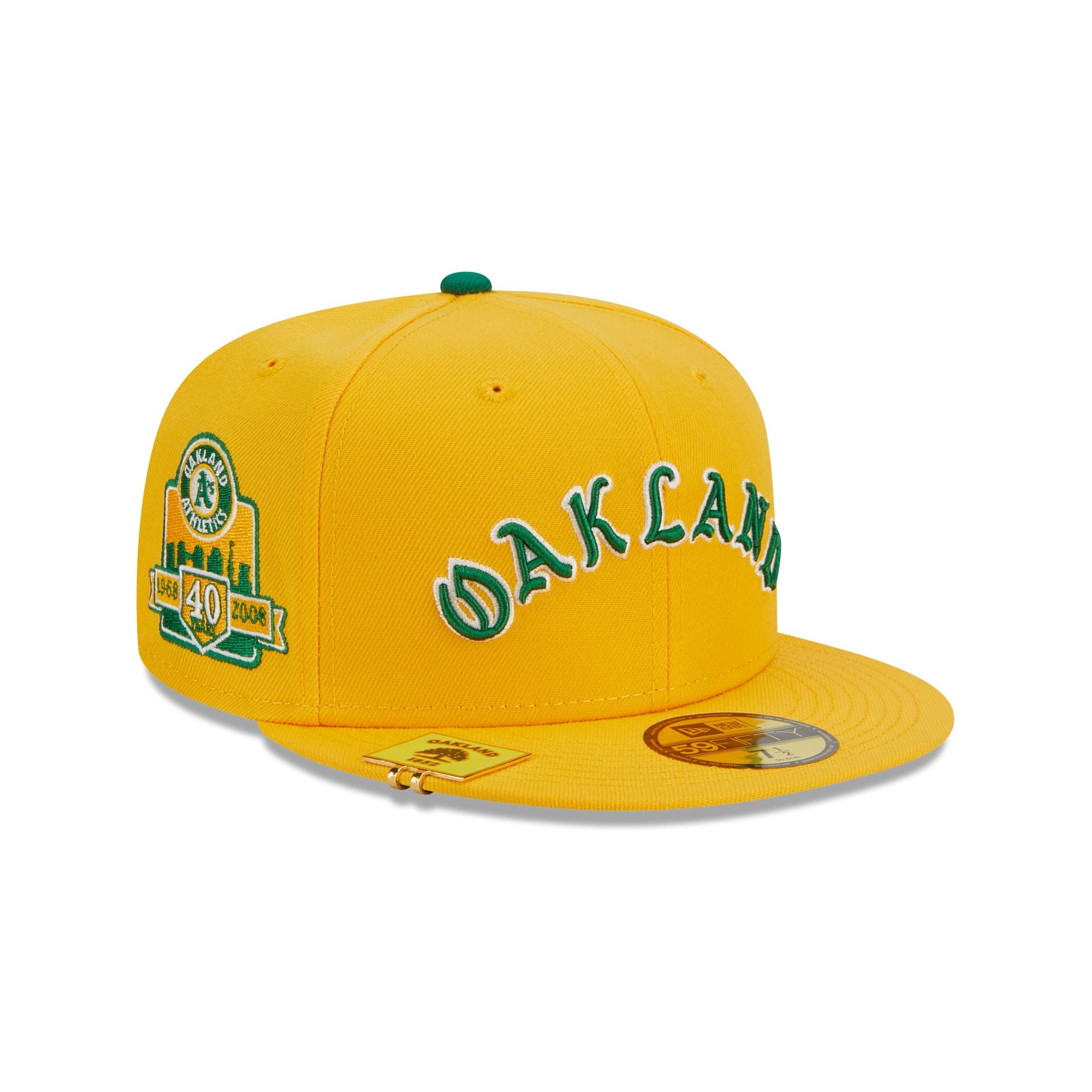 Oakland a's new era fitted hat Clearance