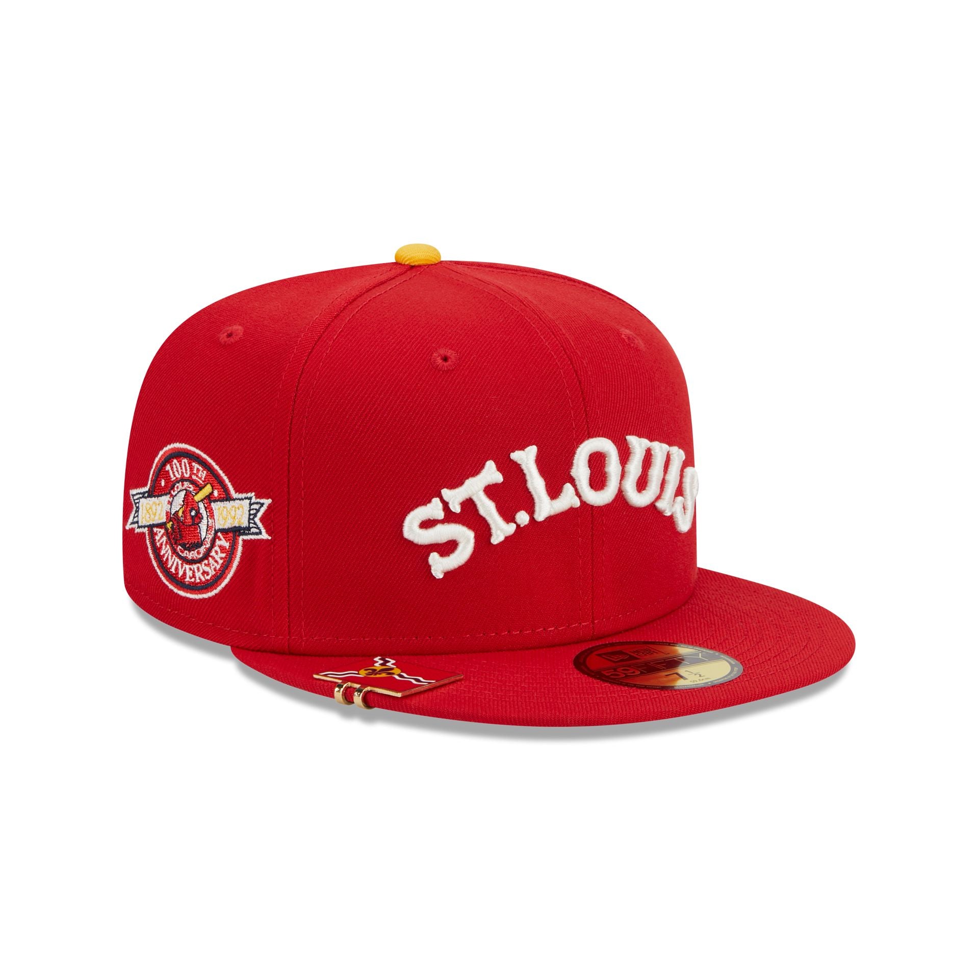 St. Louis Cardinals City Flag 59FIFTY Fitted Hat, Red - Size: 8, MLB by New Era