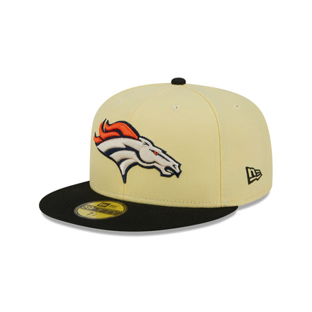 Denver Broncos Soft Yellow 59FIFTY Fitted Hat