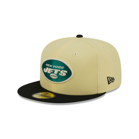 New York Jets Soft Yellow 59FIFTY Fitted Hat
