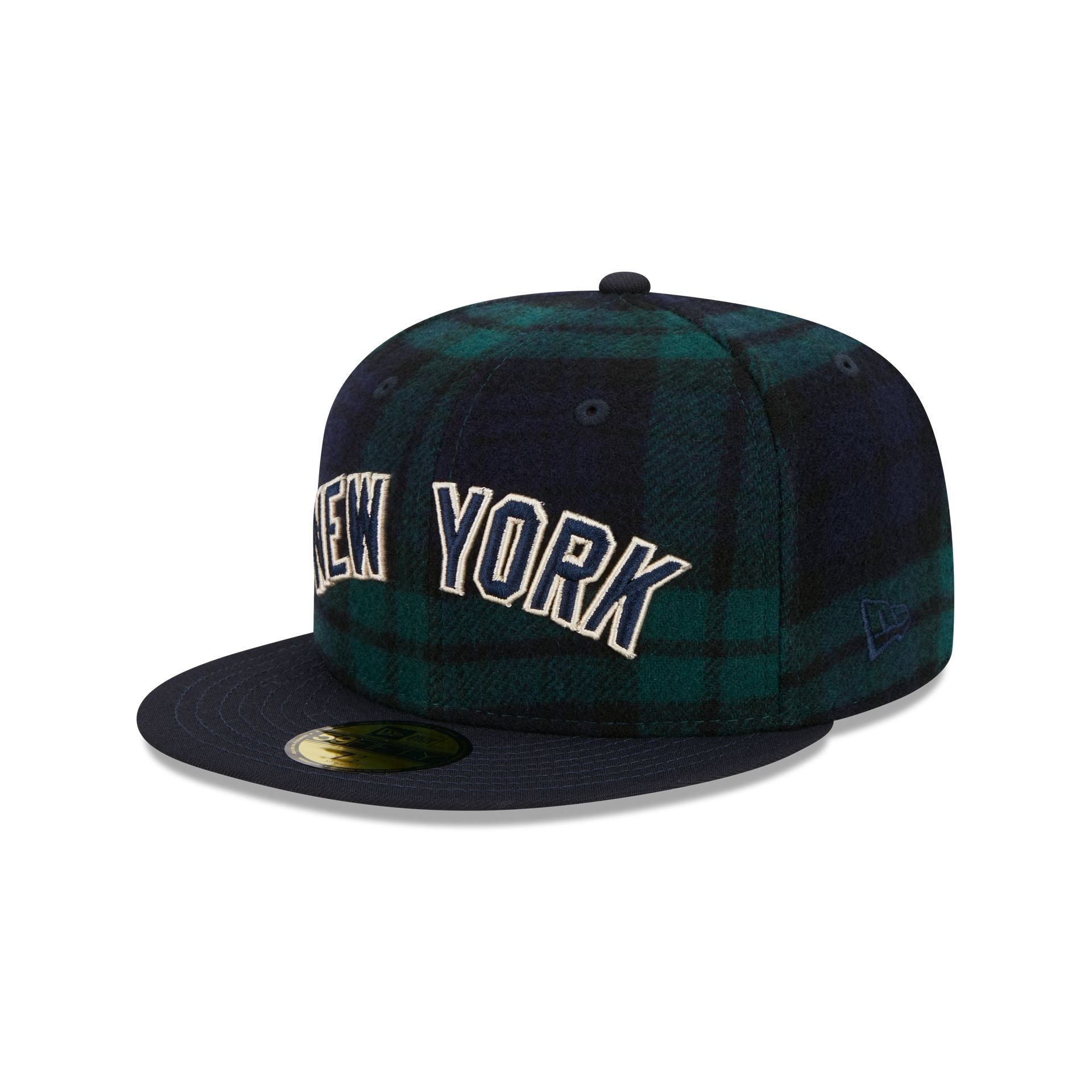 New Era 59FIFTY MLB New York Yankees Plaid Fitted Hat 7 1/4 - Multi | NYCMode