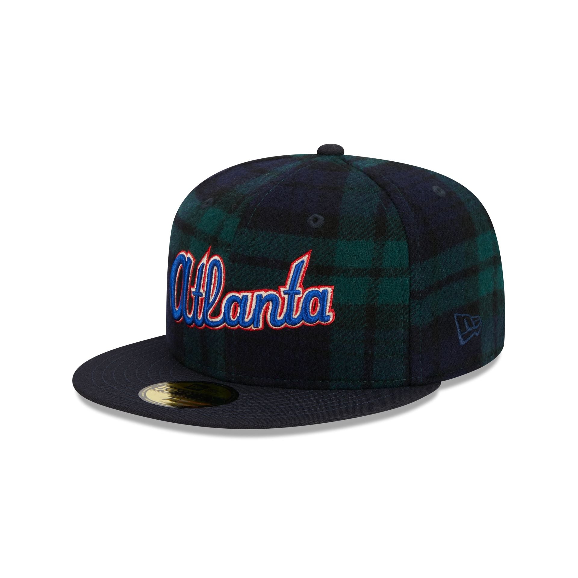 Atlanta Braves Plaid 59FIFTY Fitted Hat – New Era Cap