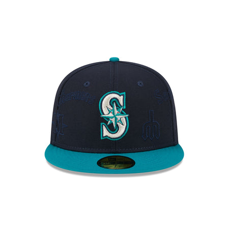 Seattle Mariners Multi Logo 59FIFTY Fitted Hat