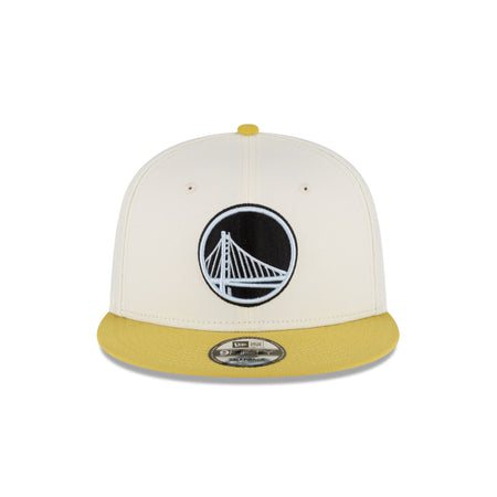 Golden State Warriors Chartreuse Chrome 9FIFTY Snapback Hat