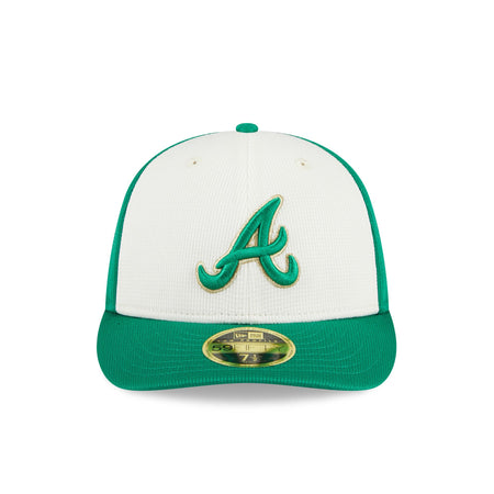 Atlanta Braves St. Patrick's Day 2024 Low Profile 59FIFTY Fitted Hat