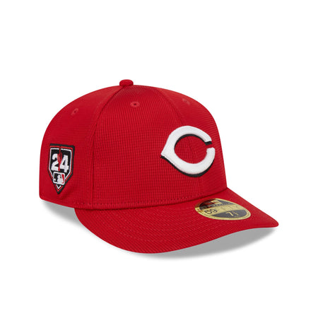 Cincinnati Reds 2024 Spring Training Low Profile 59FIFTY Fitted Hat