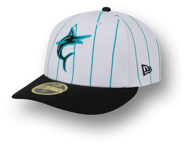 Miami Marlins 2024 Batting Practice Low Profile 59FIFTY Fitted Hat