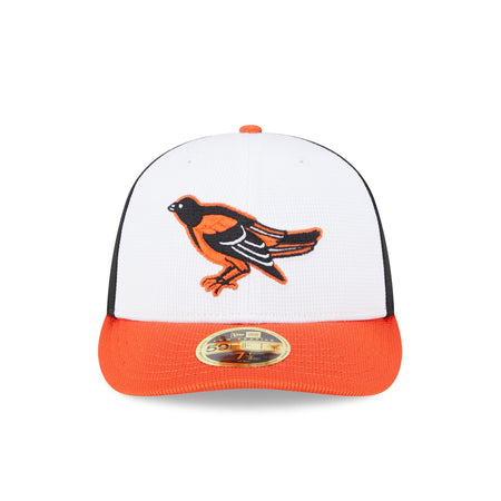 Baltimore Orioles 2024 Batting Practice Low Profile 59FIFTY Fitted Hat