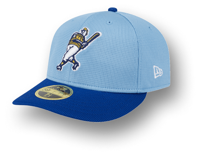 Milwaukee Brewers 2024 Batting Practice Low Profile 59FIFTY Fitted Hat