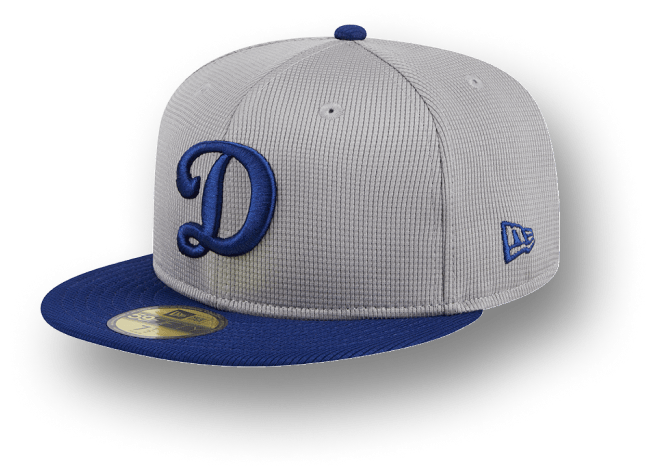 Los Angeles Dodgers 2024 Batting Practice Gray 59FIFTY Fitted Hat