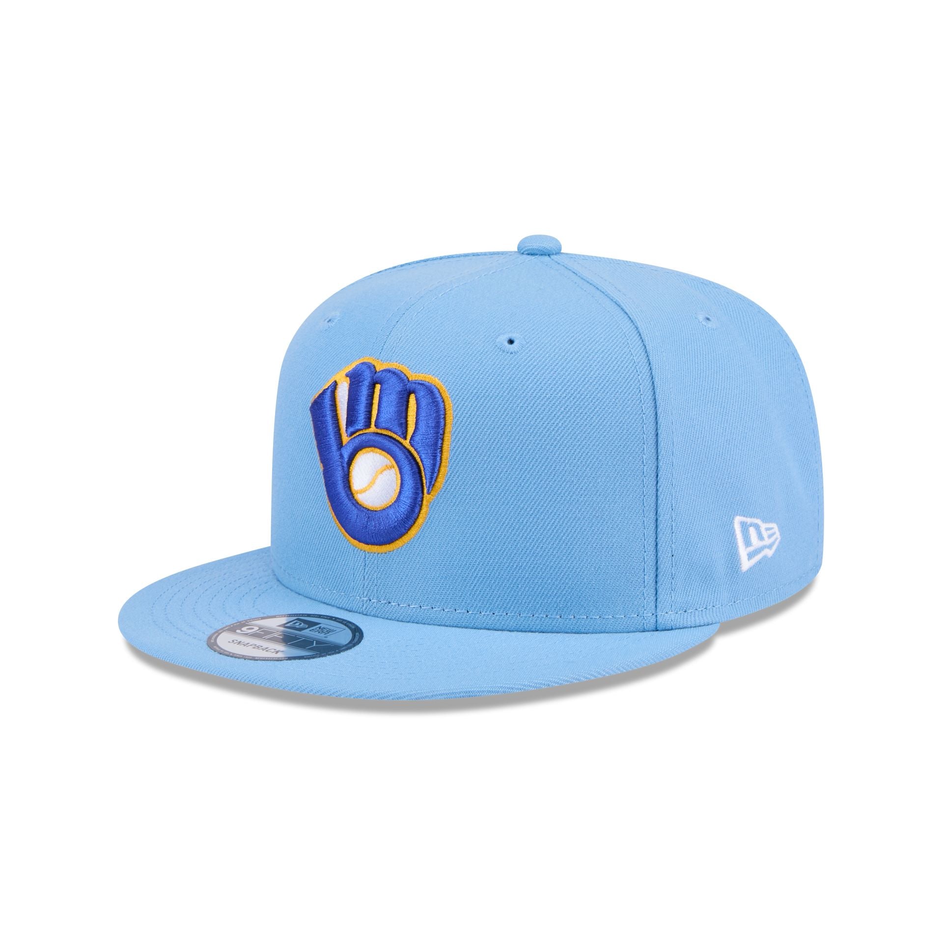 Milwaukee Brewers Sky Blue 9FIFTY Snapback Hat - Main Image