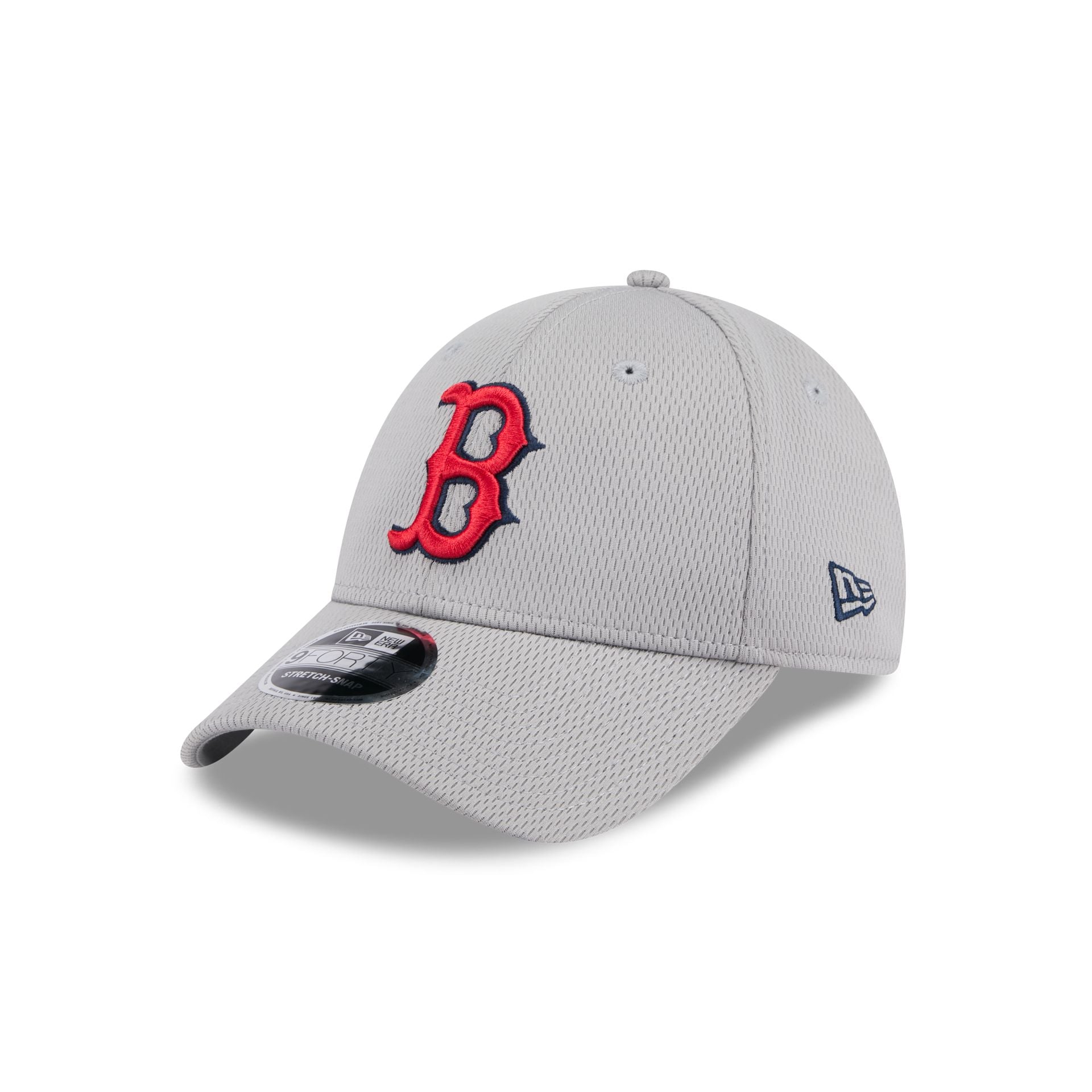 Boston Red Sox Gray 9FORTY Stretch-Snap Hat – New Era Cap