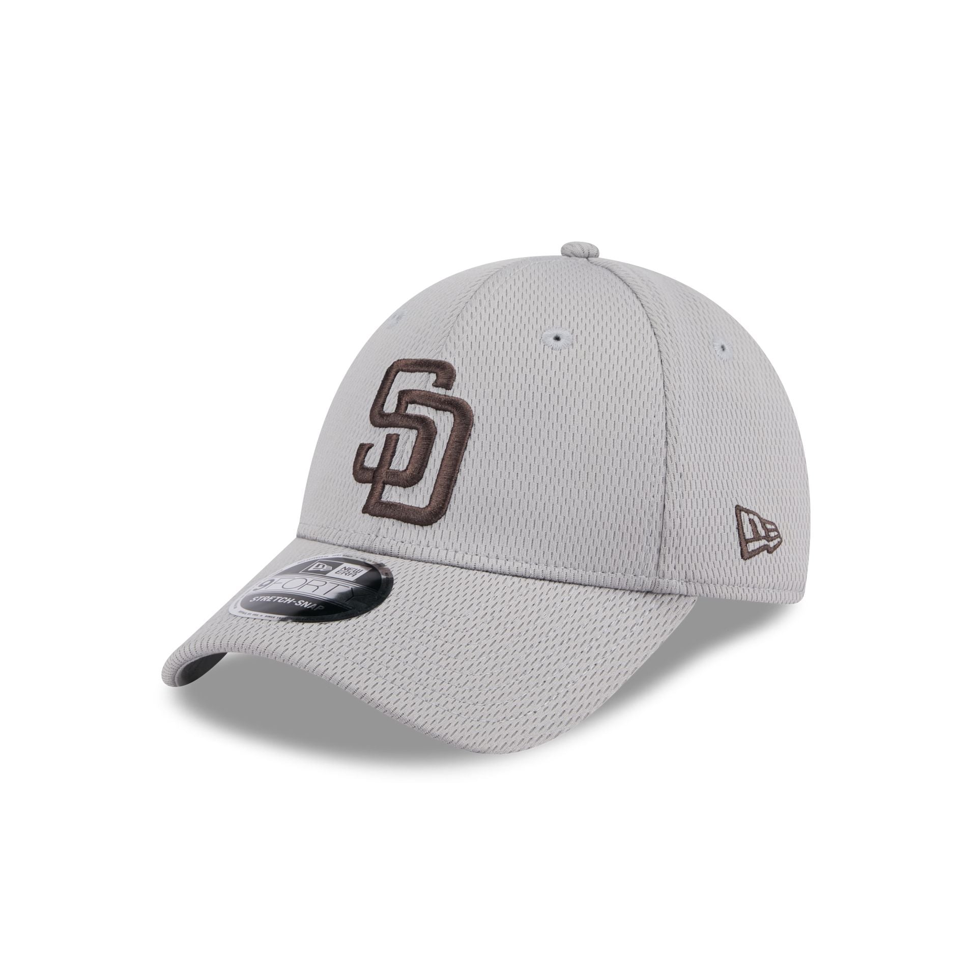 San Diego Padres Gray 9FORTY Stretch-Snap Hat – New Era Cap