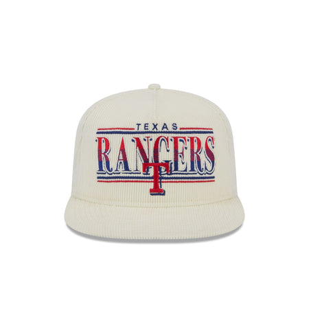 Texas Rangers Throwback Corduroy Golfer Hat
