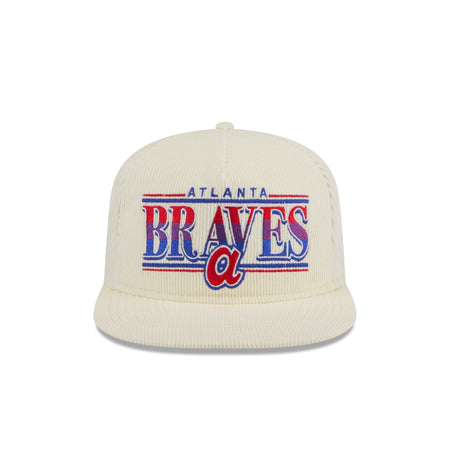 Atlanta Braves Throwback Corduroy Alt Golfer Hat